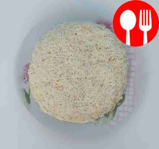 Слоеный куриный салат с плавленым сыром