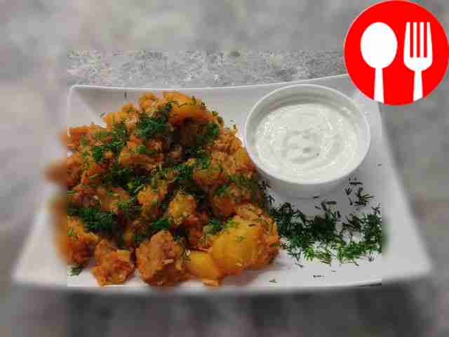 Hearty meat with cabbage