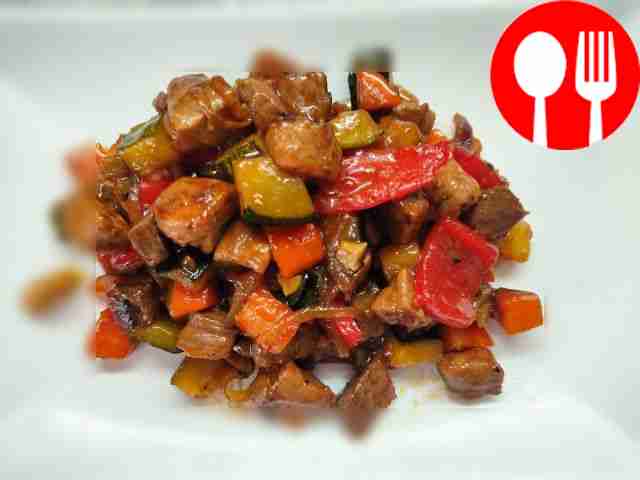 Пикантное мясо с соусом «Терияки»