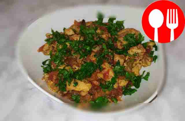 Turkey fillet gravy with vegetables