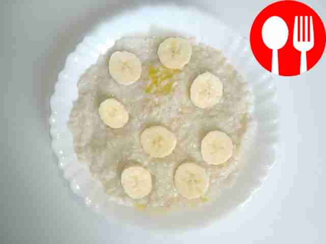 Sweet rice with banana