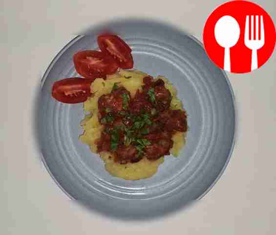 Serve the meat warm as a separate dish. Or as...