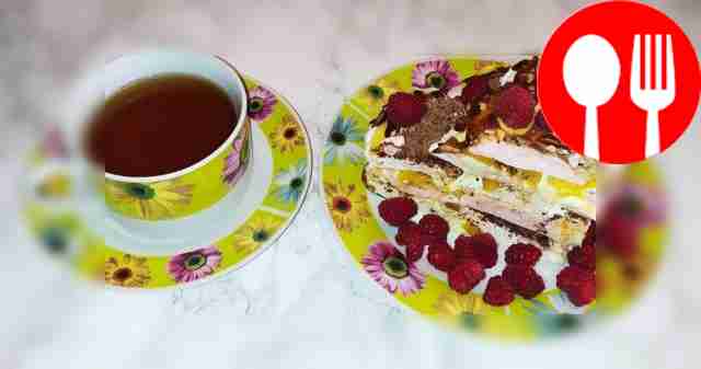No-Bake Marshmallow Peanut Cake