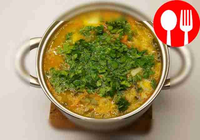 Суп из говядины с перловкой