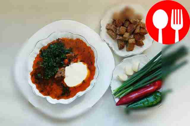 Питательный рисовый суп с говядиной Nutritious rice soup with beef