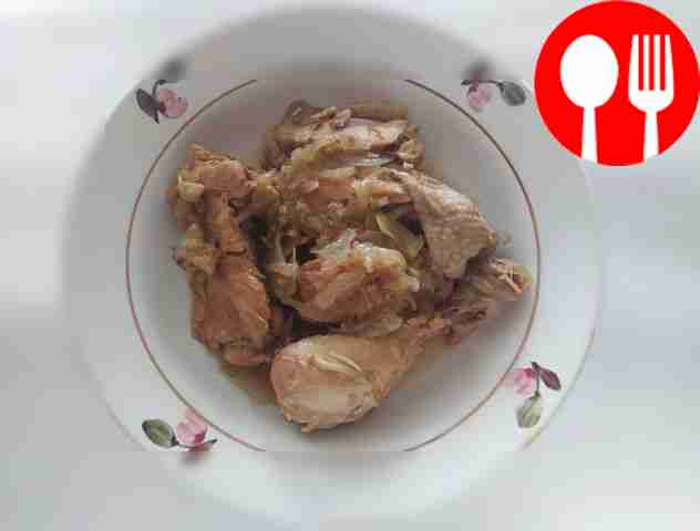 Duck stewed in soy sauce