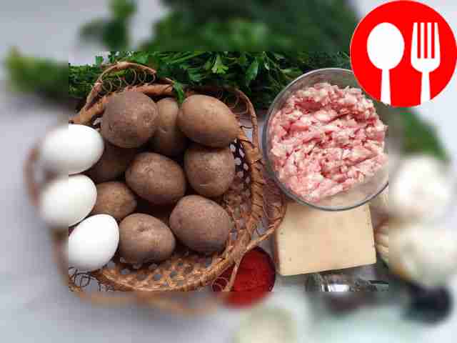 Peel and wash the potatoes. Rinse the greens...