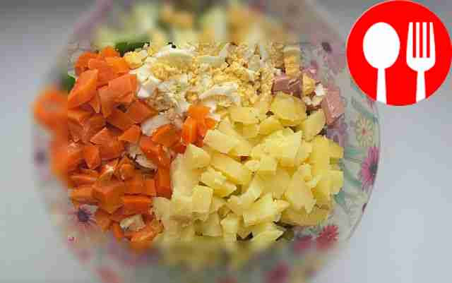 In a deep bowl, cut onion, sausage, fresh...