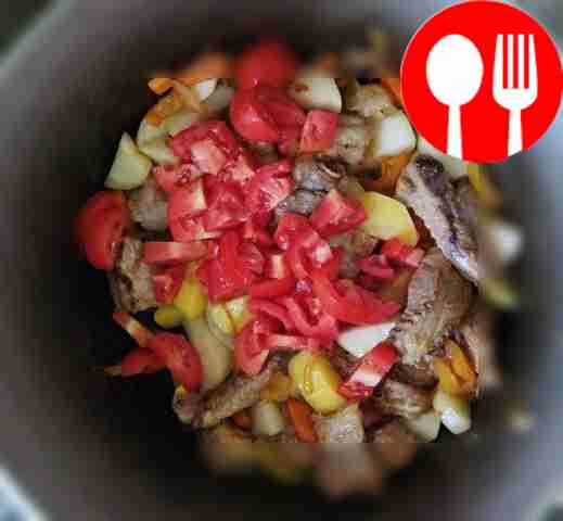 Then add bell pepper to the cauldron. Stir all...