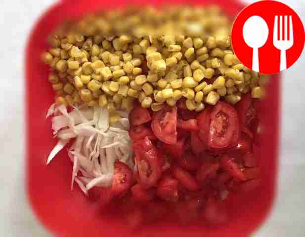 Chop the cabbage into thin strips. Finely chop...