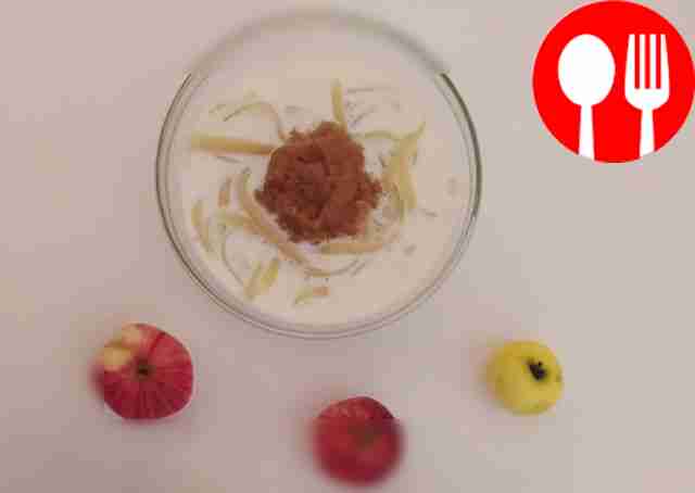 Молочный суп с лапшой