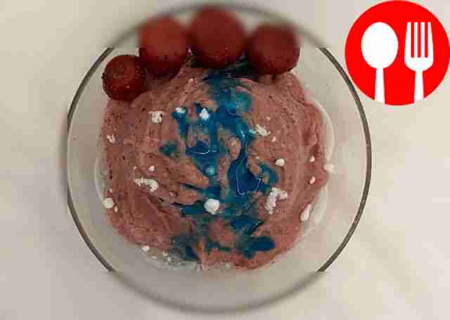 Быстрый и сладкий суп с мороженым