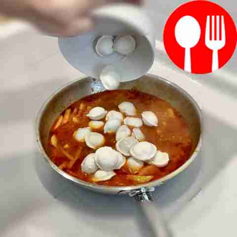 Add two tablespoons of tomato paste and...