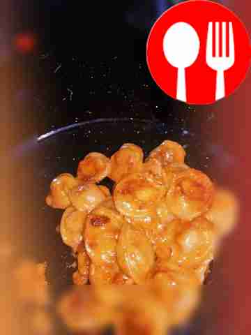 Dumplings in a frying pan