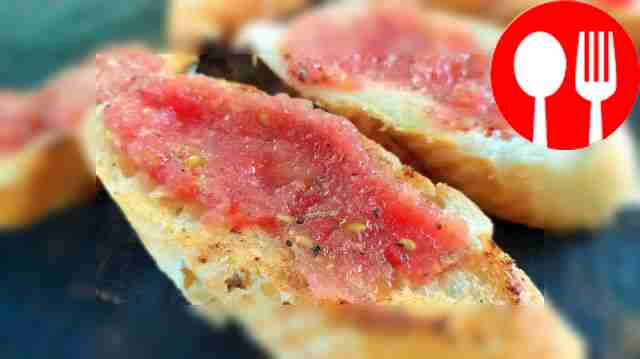 Завтрак по-испански «Тостада кон томате»