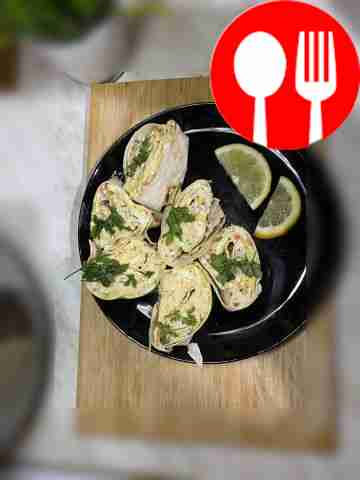 Быстрый лаваш с крабовыми палочками