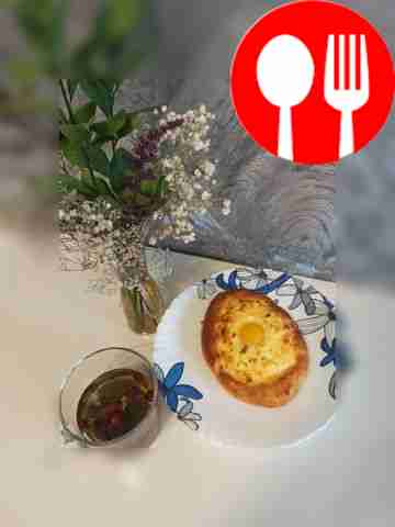 Хачапури с творогом и сыром для правильного питания