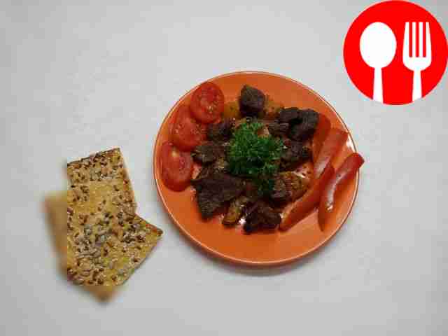 Original pumpkin with veal