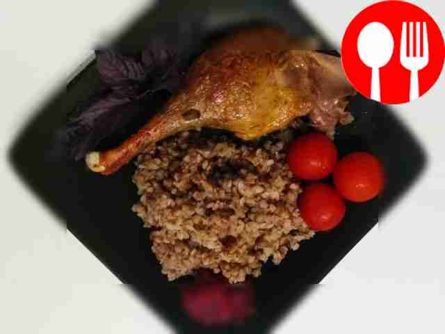 Праздничная утка с гречкой