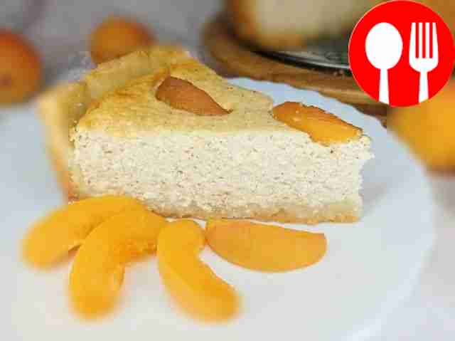 Ароматный пирог с абрикосами