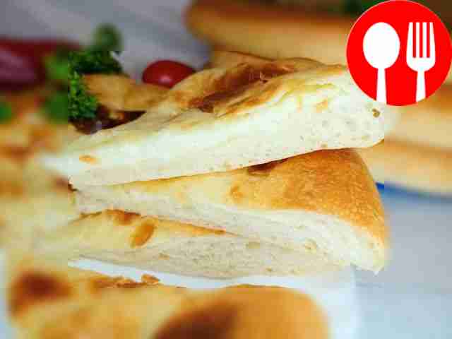 Воздушный пирог с сыром Сулугуни