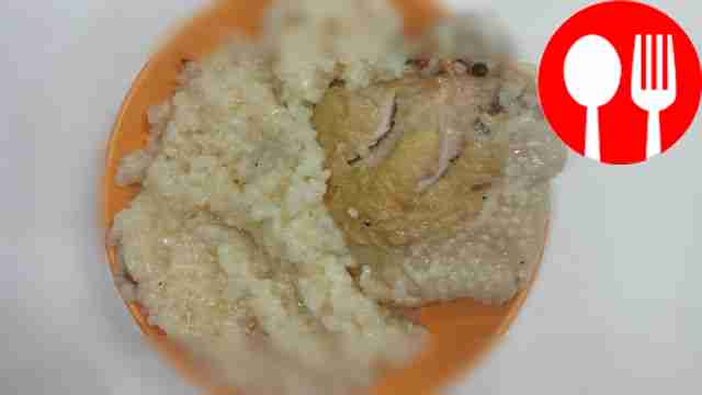 Popular rice with chicken