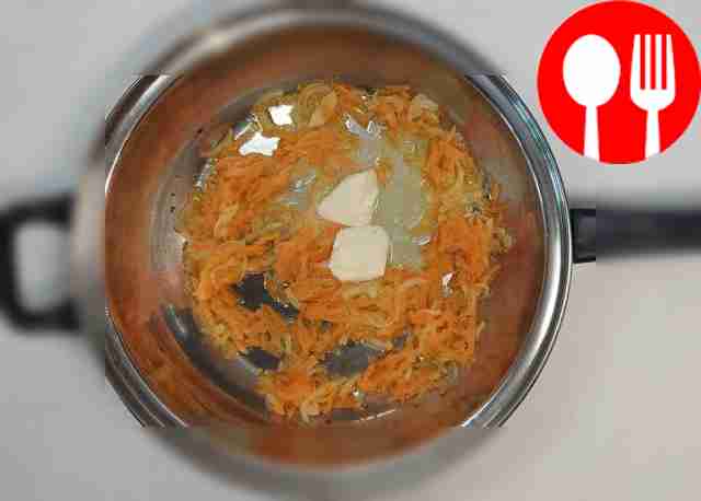 Cut the prepared onion into small cubes, bell...