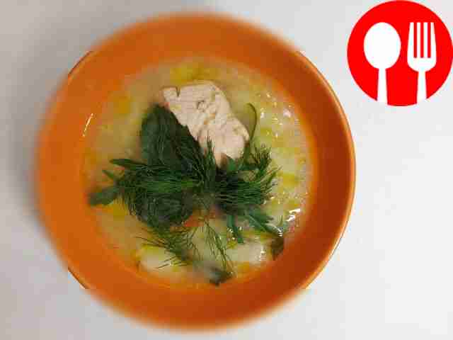 Serve salmon soup as a hot first course. When...