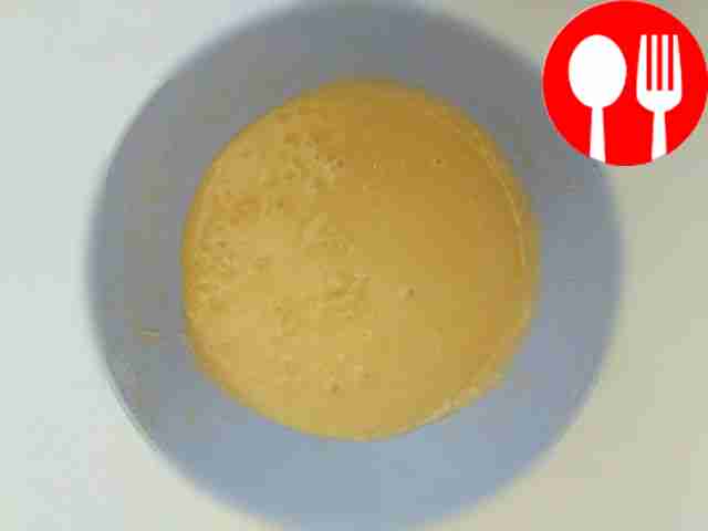 Prepare the dough. Break the eggs and place in...