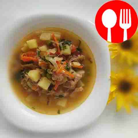 Гороховый суп с бараниной