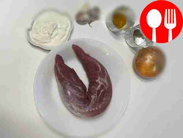 Wash the meat and, if necessary, place it on a...