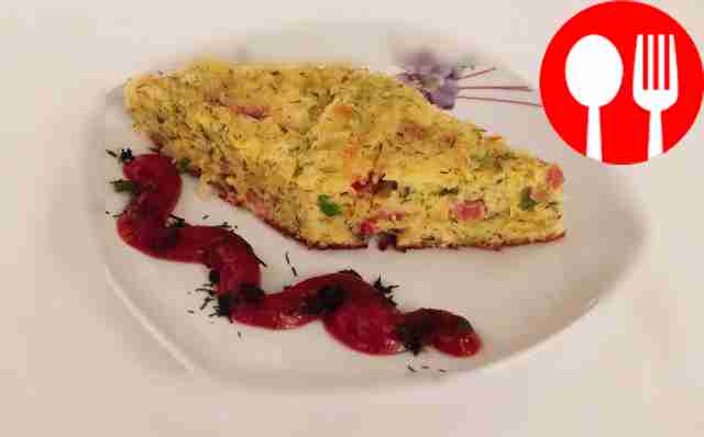 Воздушный сырный пирог на кефире