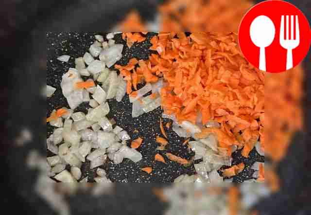 Pour sunflower oil into a heated frying pan....