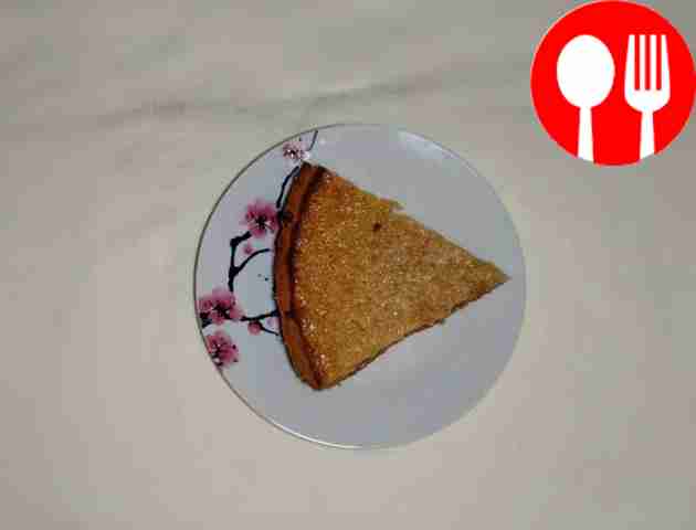 Simple pie with condensed milk