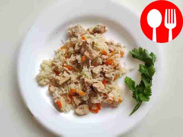 Легкий рис с индейкой