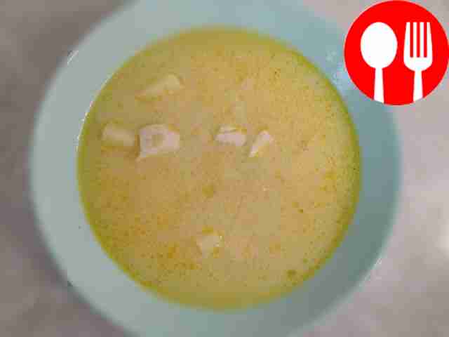 Delicious chicken noodle soup