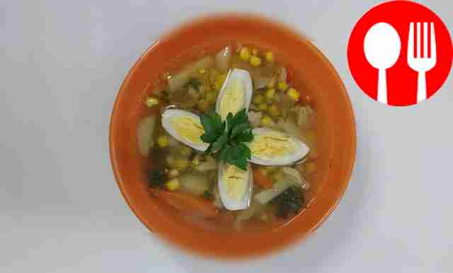 Домашний куриный суп