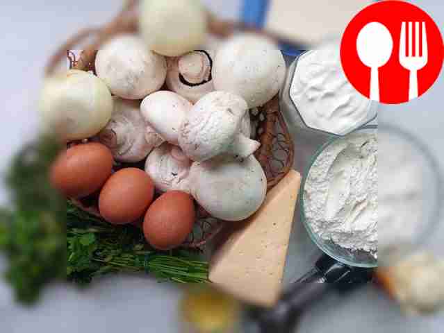 Cut the onion into small cubes, cut the...