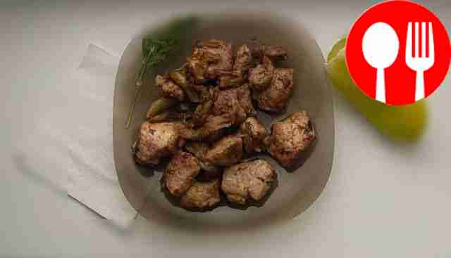 Тушеная свинина в майонезе