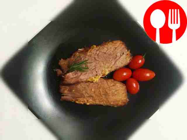 Tender veal in the oven