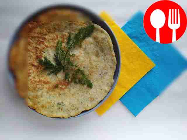 Cheese cakes on kefir with dill