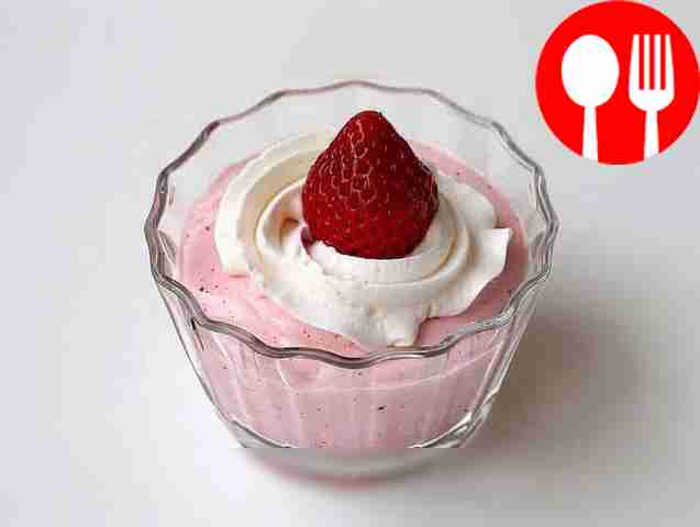 Whipped berry soufflé