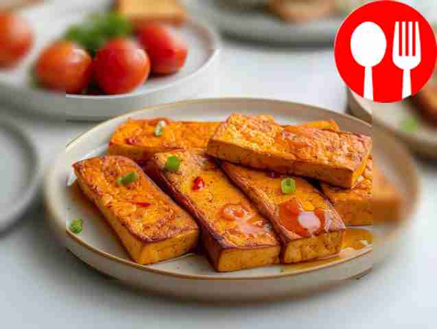 Нежный стейк из тофу Tender tofu steak