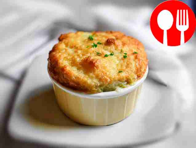 Cabbage vegetable soufflé