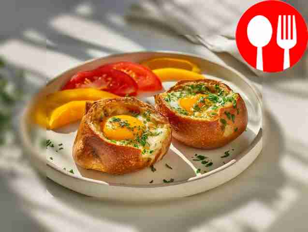 Fried egg in the microwave