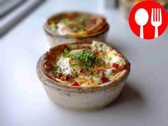 Lush fried egg in the oven