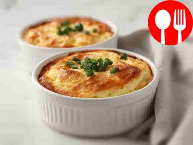 Cauliflower soufflé