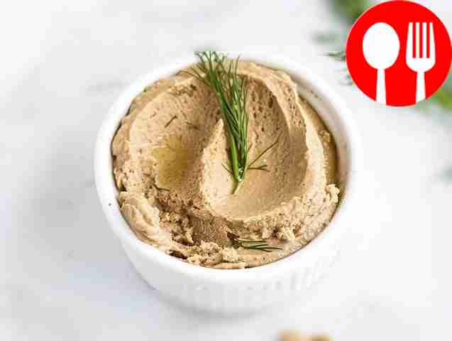 Fragrant pork pate with garlic