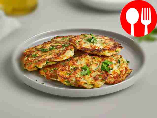 Вегетарианские драники из кабачков Vegetarian zucchini pancakes