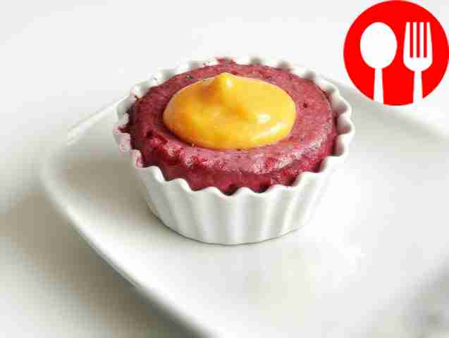 Необычное свекольное суфле с апельсиновым кремом